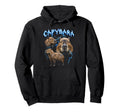 Capybara 90S Heavy Metal Capybara Hoodie - Streetwear Style Men Women - T-Shirt, Sweatshirt, Hoodie