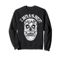 Thrasher Head Distressed Skull Skater Sweatshirt - Trendy Graphic Men Women - T-Shirt, Sweatshirt, Hoodie