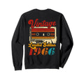 Born 1966 Cassette Tape 60S Sweatshirt - Fun Novelty Design Men Women - T-Shirt, Sweatshirt, Hoodie