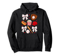 Baseball Coquette Bow Mom Mama Hoodie - Minimalist Print Unisex - T-Shirt, Sweatshirt, Hoodie