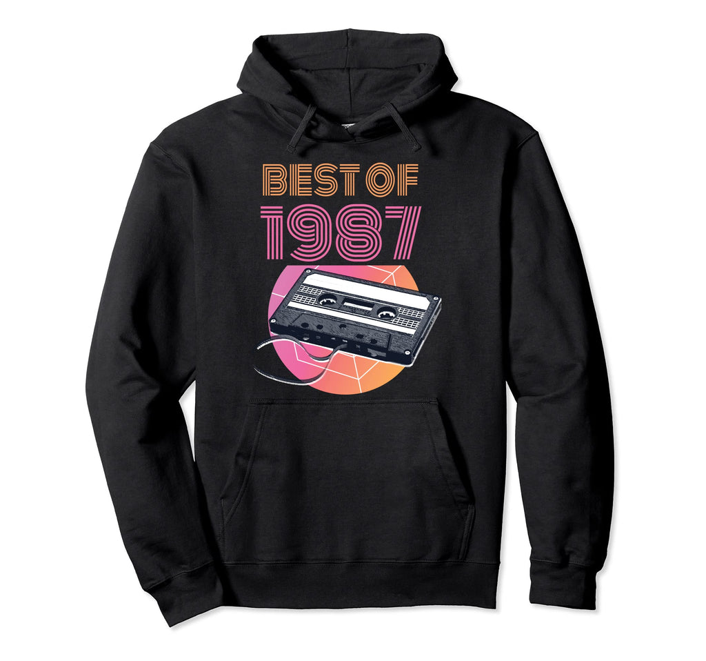 35Th Birthday Cassette Tape 1987 Hoodie - Fun Novelty Design Unisex - T-Shirt, Sweatshirt, Hoodie