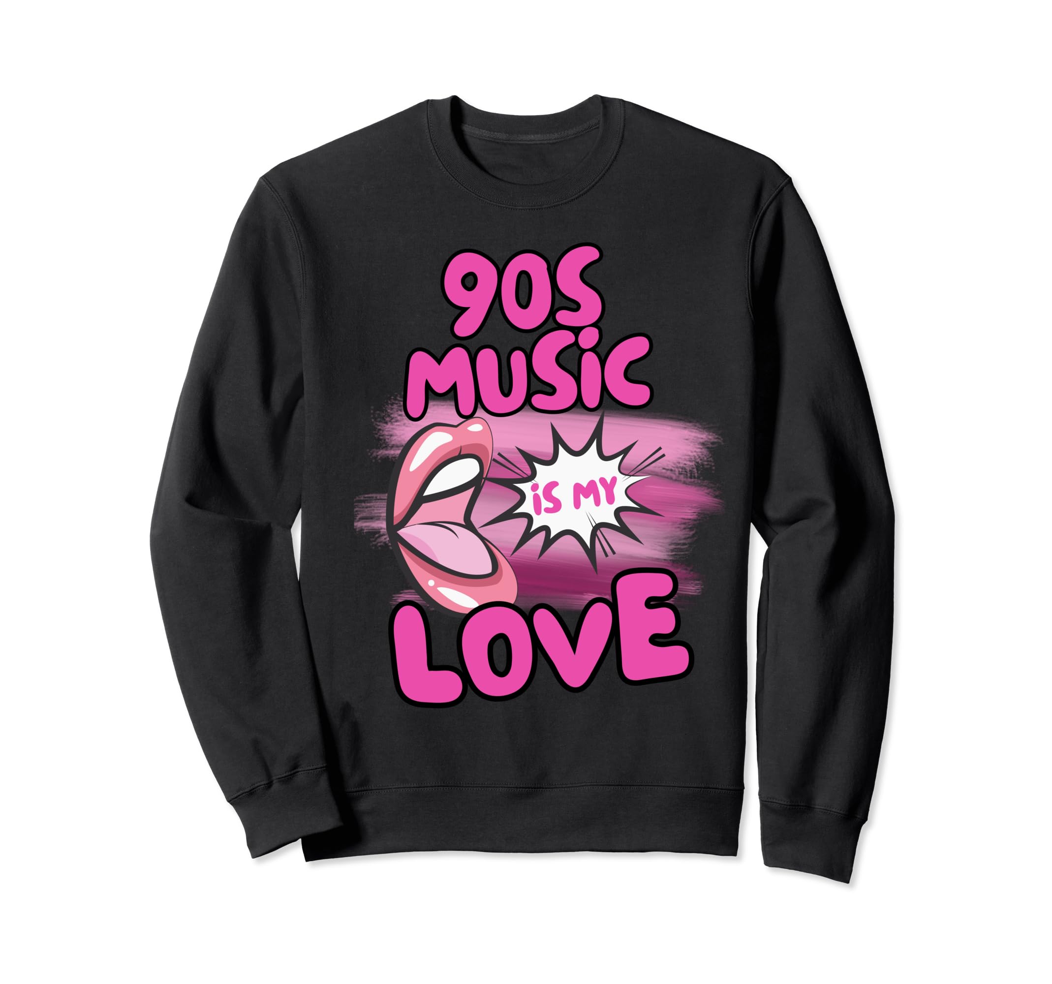 90S Music Is My Love Cassette Tape Sweatshirt - Graphic Print Men Women - T-Shirt, Sweatshirt, Hoodie