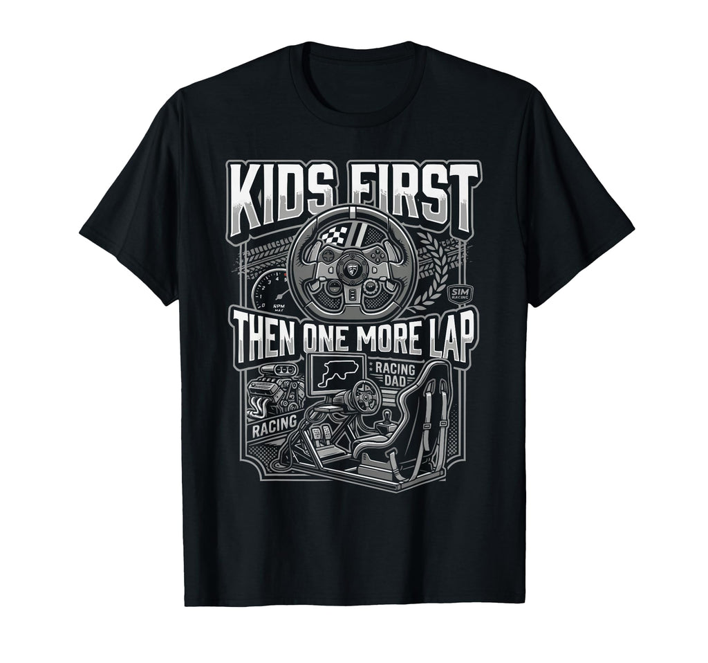 Sim Racing Dad Virtual Racing Game T-Shirt - Streetwear Style for Adults - T-Shirt, Sweatshirt, Hoodie