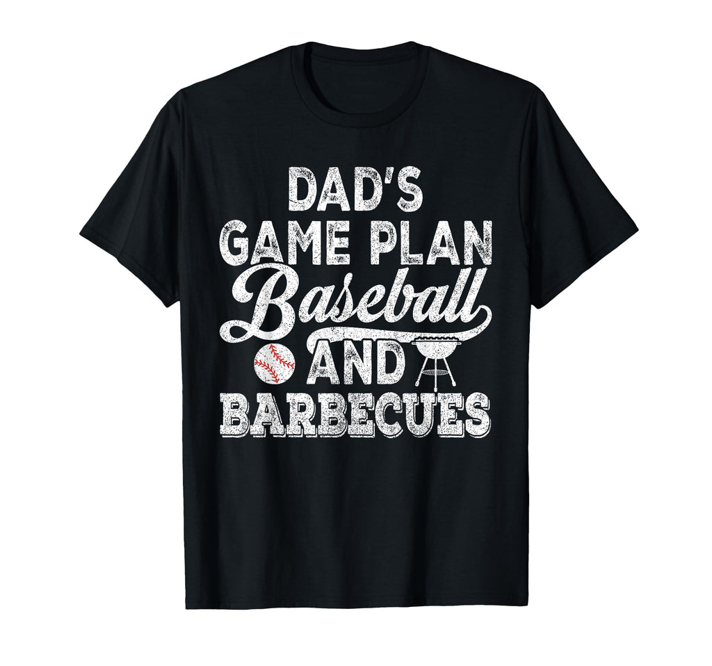 Dads Game Plan Baseball T-Shirt - Casual Everyday Wear for Adults - T-Shirt, Sweatshirt, Hoodie