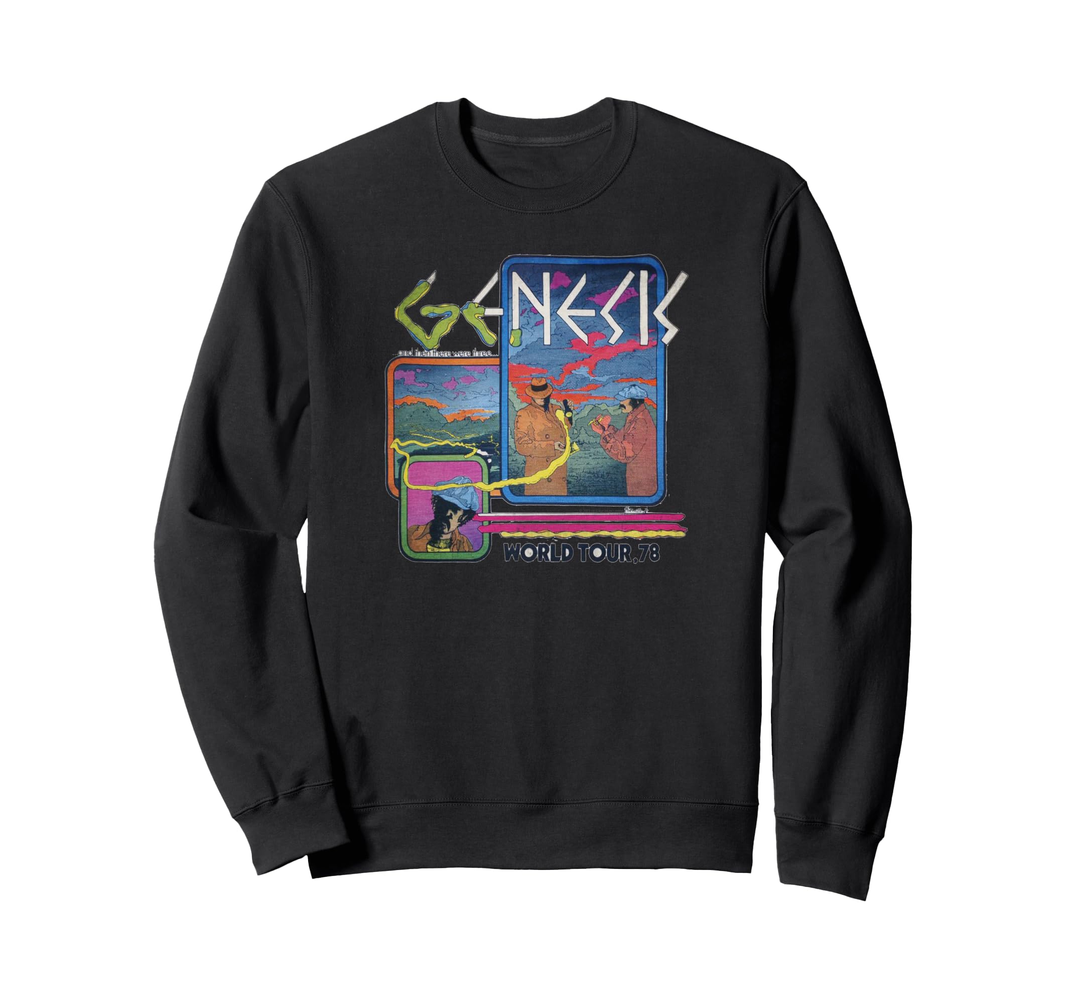 Genesis Rock Music Band World Tour 78 Sweatshirt - Unique Graphic Unisex - T-Shirt, Sweatshirt, Hoodie