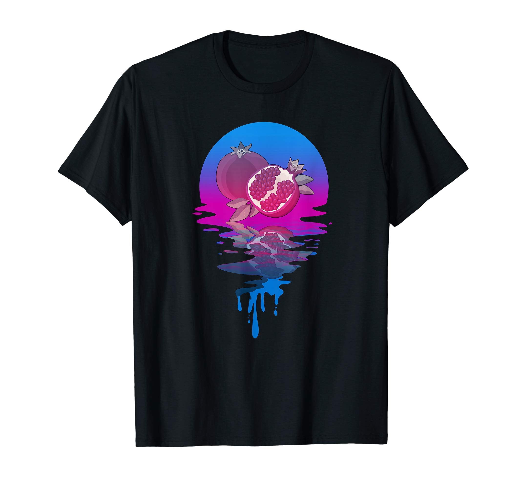 Sunset Pomegranate T-Shirt - Fun Novelty Design for Adults - T-Shirt, Sweatshirt, Hoodie