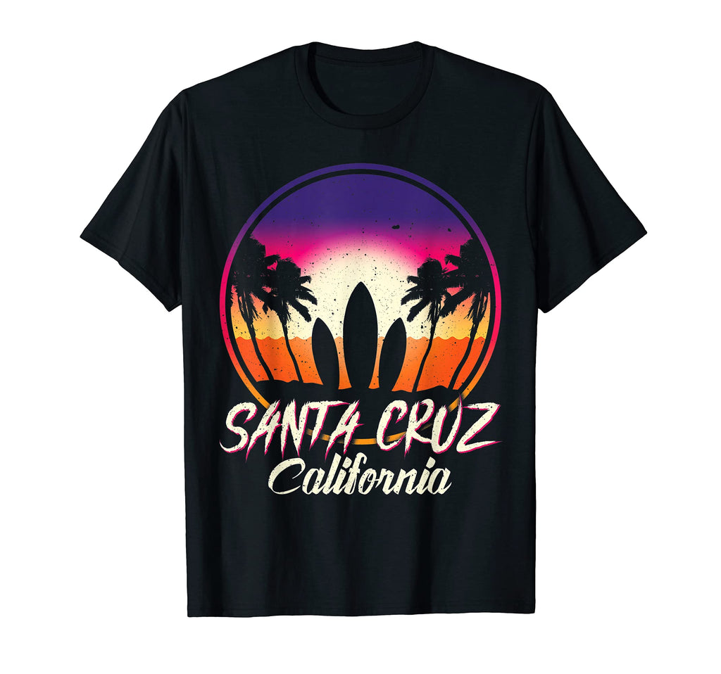 Santa Cruz 70S 80S California Beach T-Shirt - Custom Art Print for Adults - T-Shirt, Sweatshirt, Hoodie