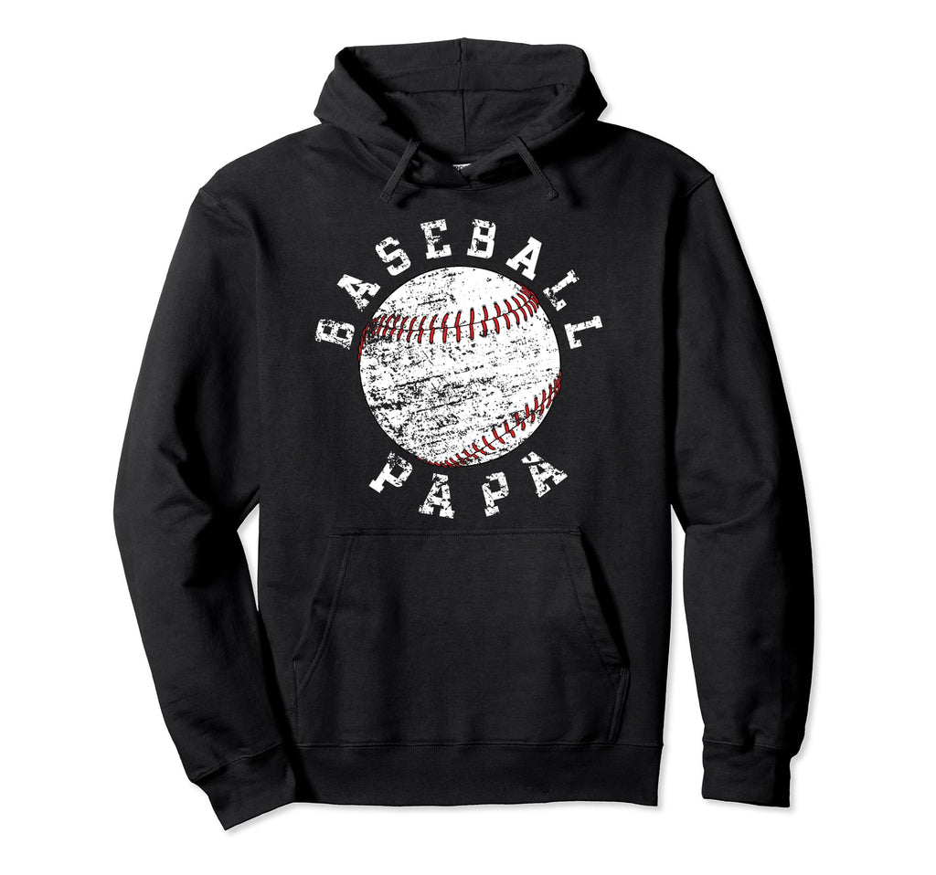 Proud Baseball Papa Grandpa Papa Baseball Hoodie - Streetwear Style Unisex - T-Shirt, Sweatshirt, Hoodie