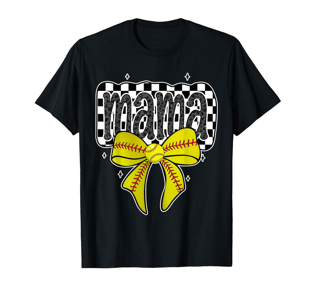 Softball Mama Coquette Game Day T-Shirt - Fun Novelty Design Unisex - T-Shirt, Sweatshirt, Hoodie