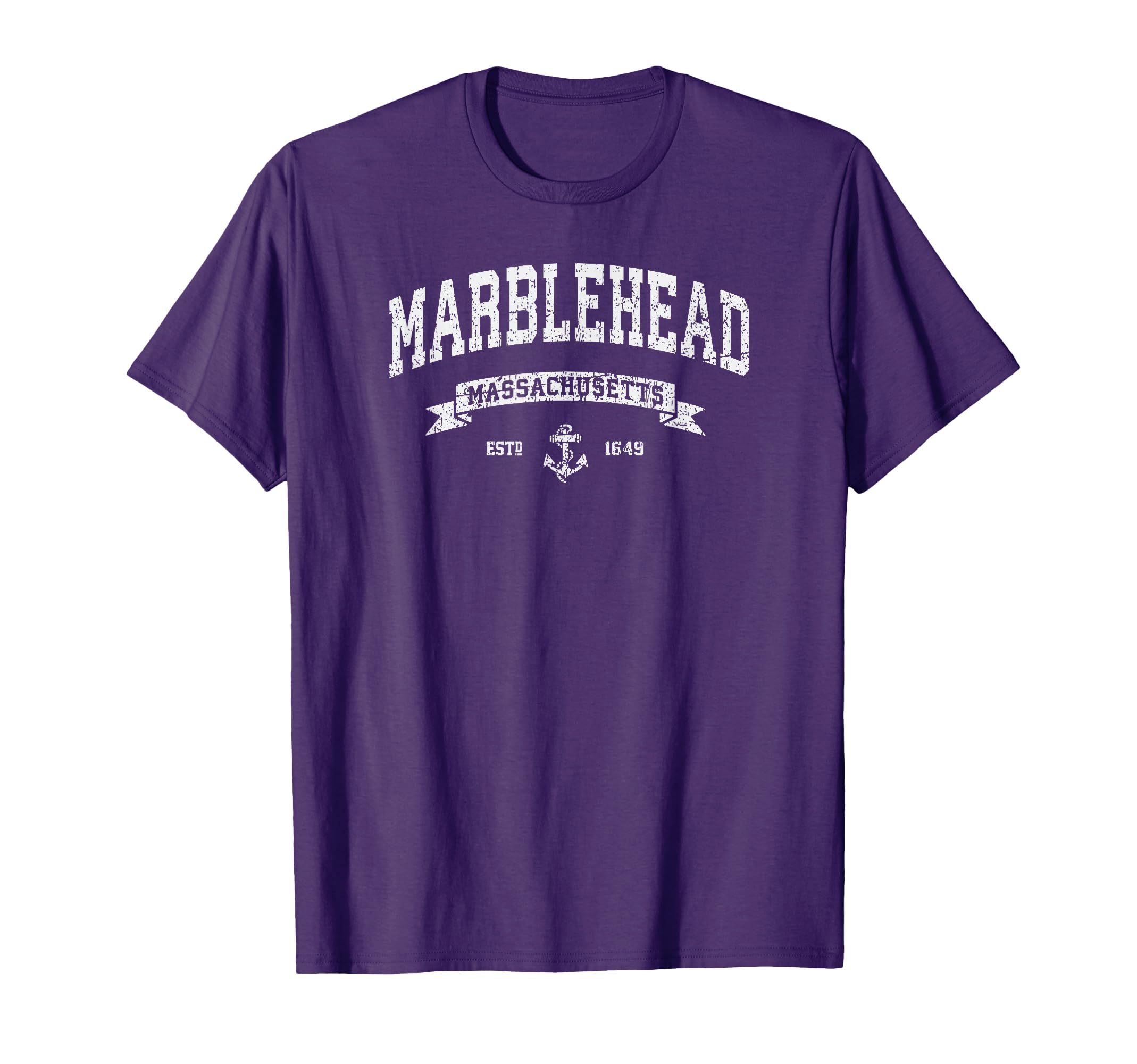 Marblehead Massachusetts Ma Distressed T-Shirt - Trendy Graphic Unisex - T-Shirt, Sweatshirt, Hoodie