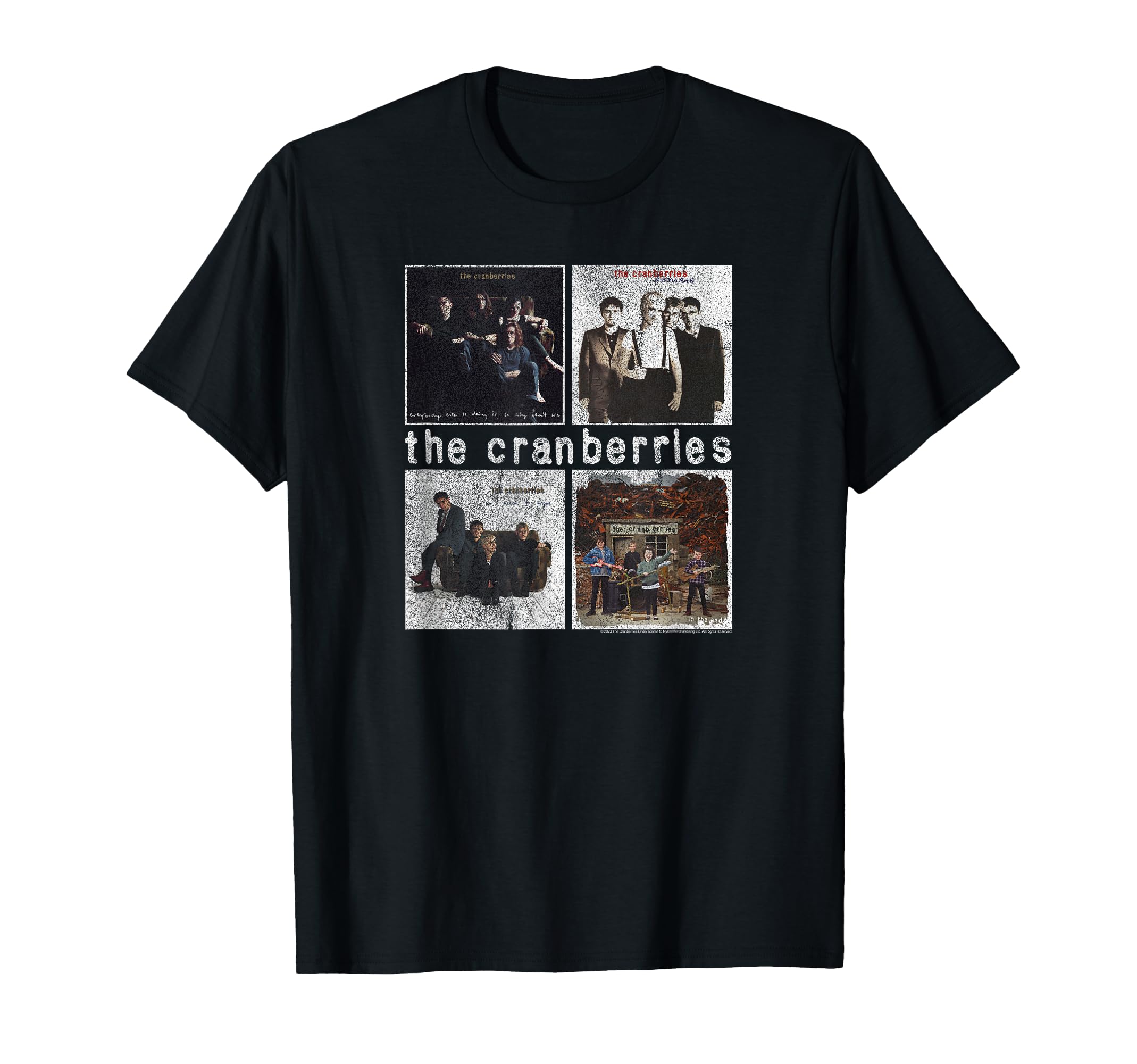 Cranberries Distressed Album Covers Band T-Shirt - Streetwear Style Unisex - T-Shirt, Sweatshirt, Hoodie