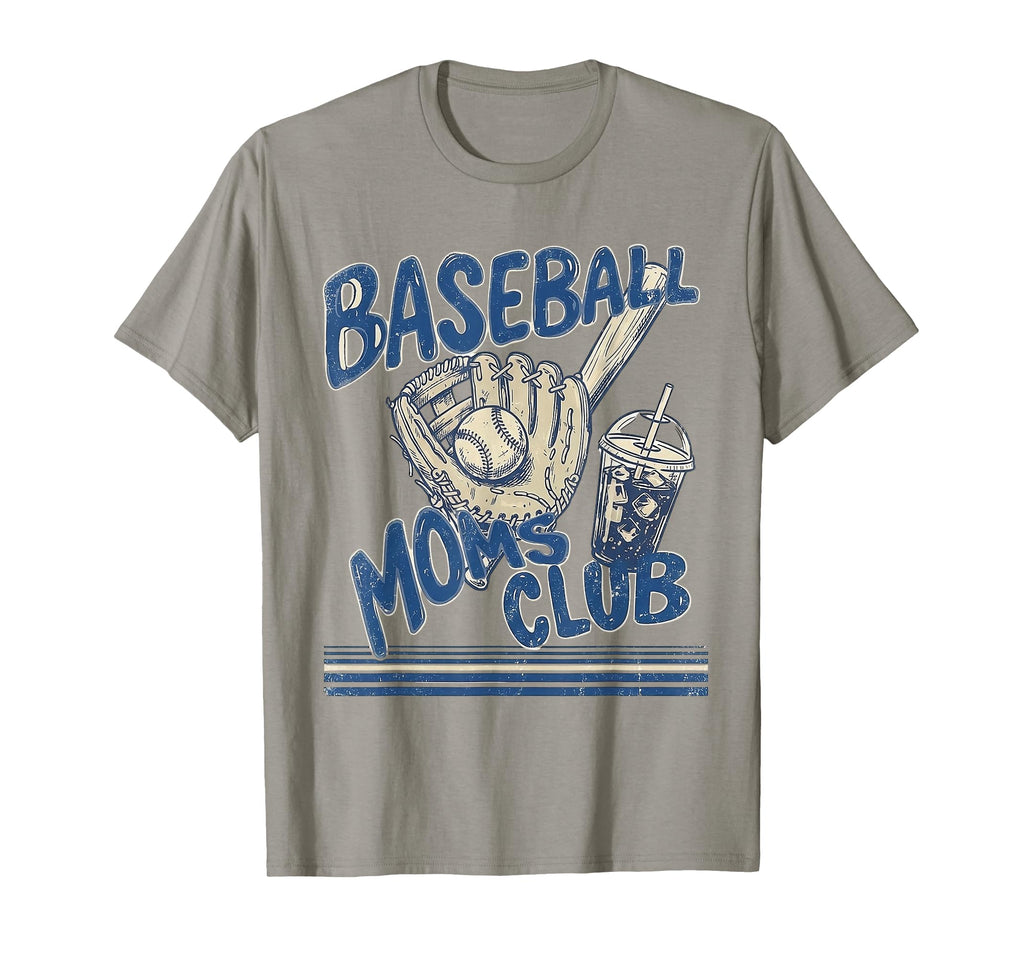 Baseball Moms Club Game Day T-Shirt - Unique Graphic Unisex - T-Shirt, Sweatshirt, Hoodie