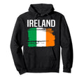 Ireland Flag St Patricks Day Hoodie - Minimalist Print for Adults - T-Shirt, Sweatshirt, Hoodie
