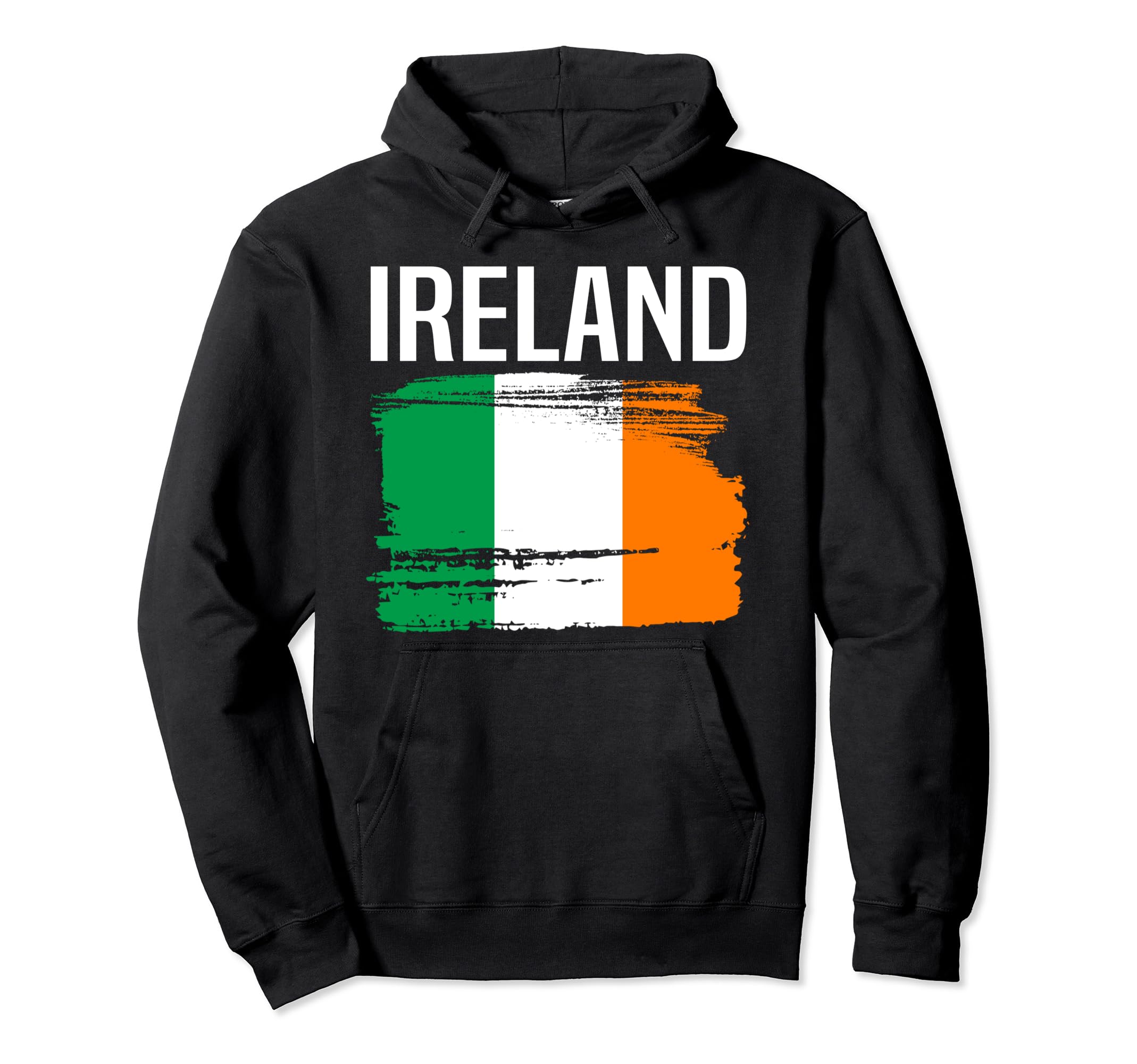 Ireland Flag St Patricks Day Hoodie - Minimalist Print for Adults - T-Shirt, Sweatshirt, Hoodie