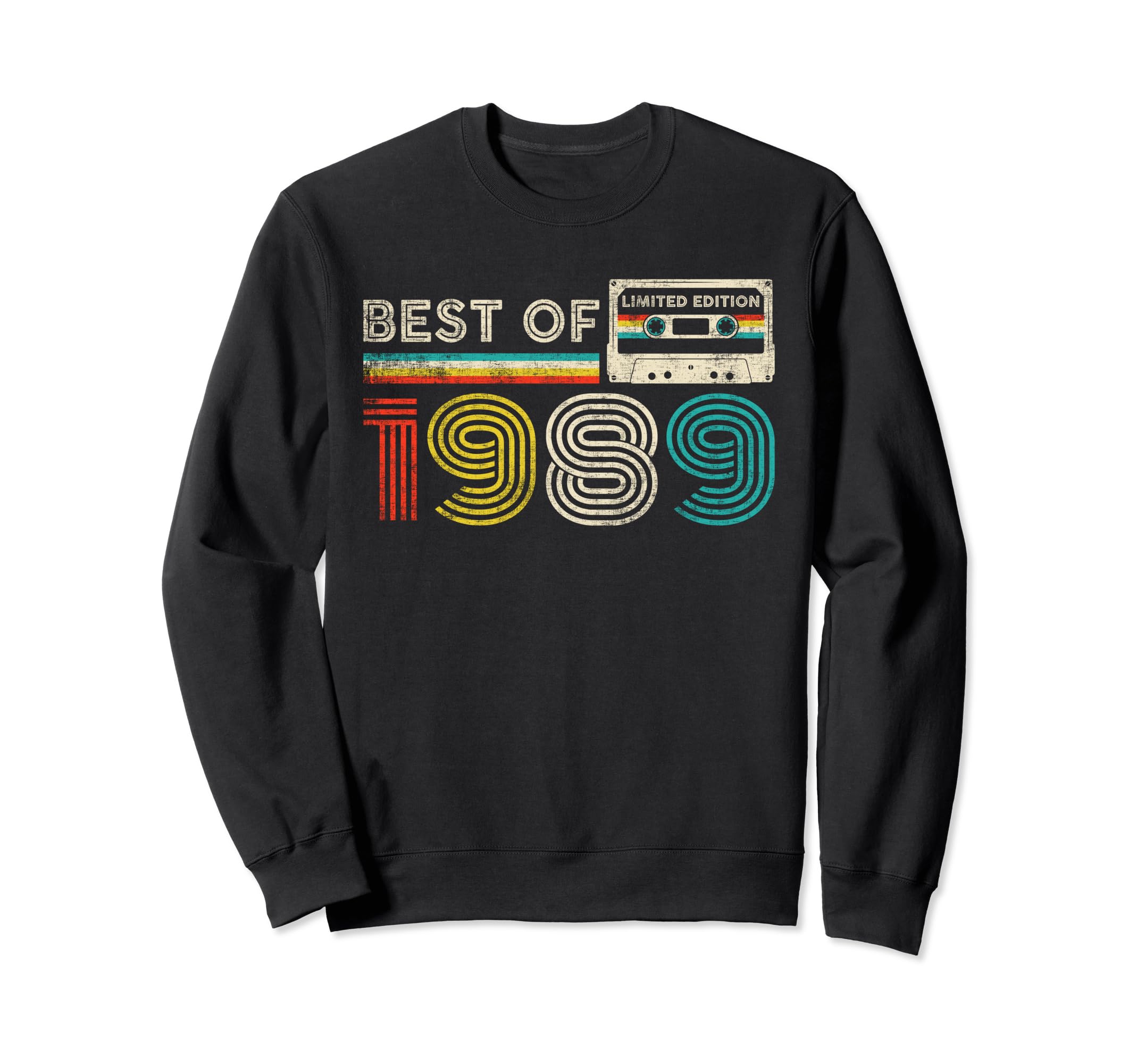 Best 1989 Birthday 1989 Cassette Sweatshirt - Aesthetic Graphic for Adults - T-Shirt, Sweatshirt, Hoodie