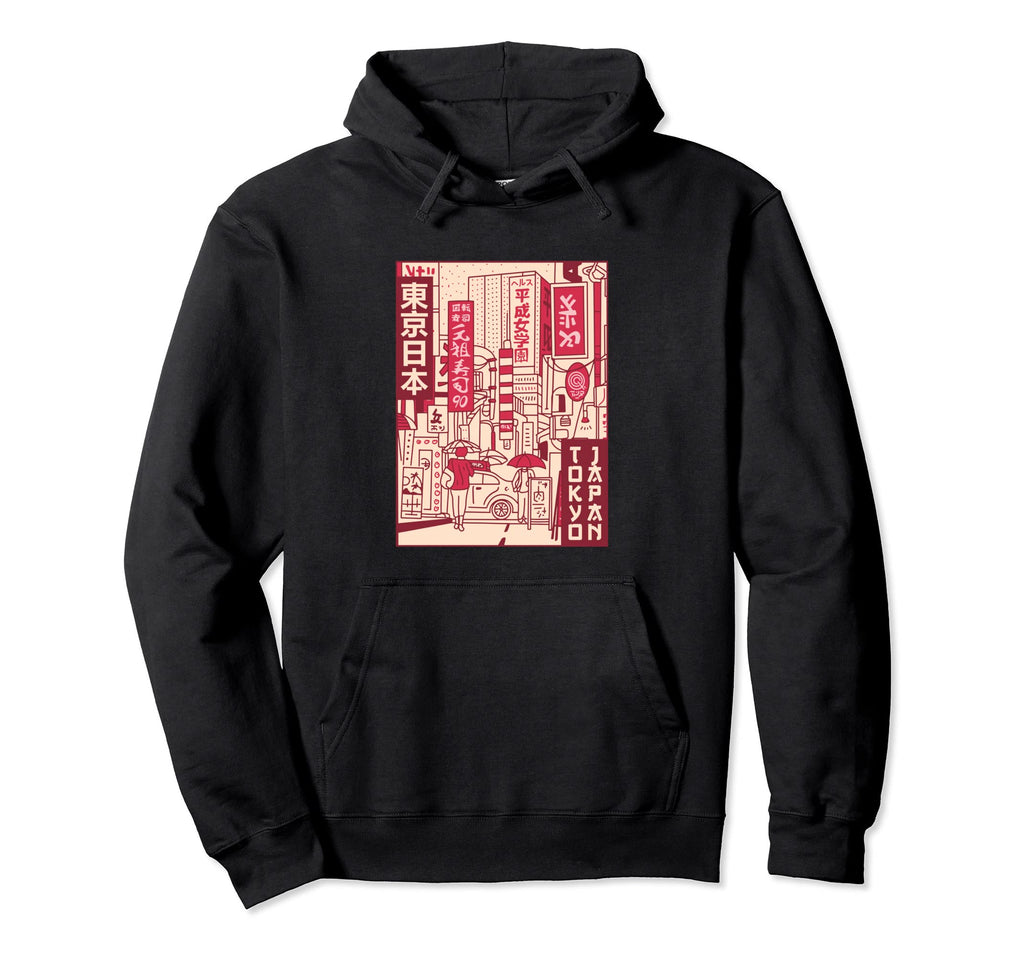 Tokyo Japan Street Lofi Japanese Hoodie - Novelty Apparel Men Women - T-Shirt, Sweatshirt, Hoodie