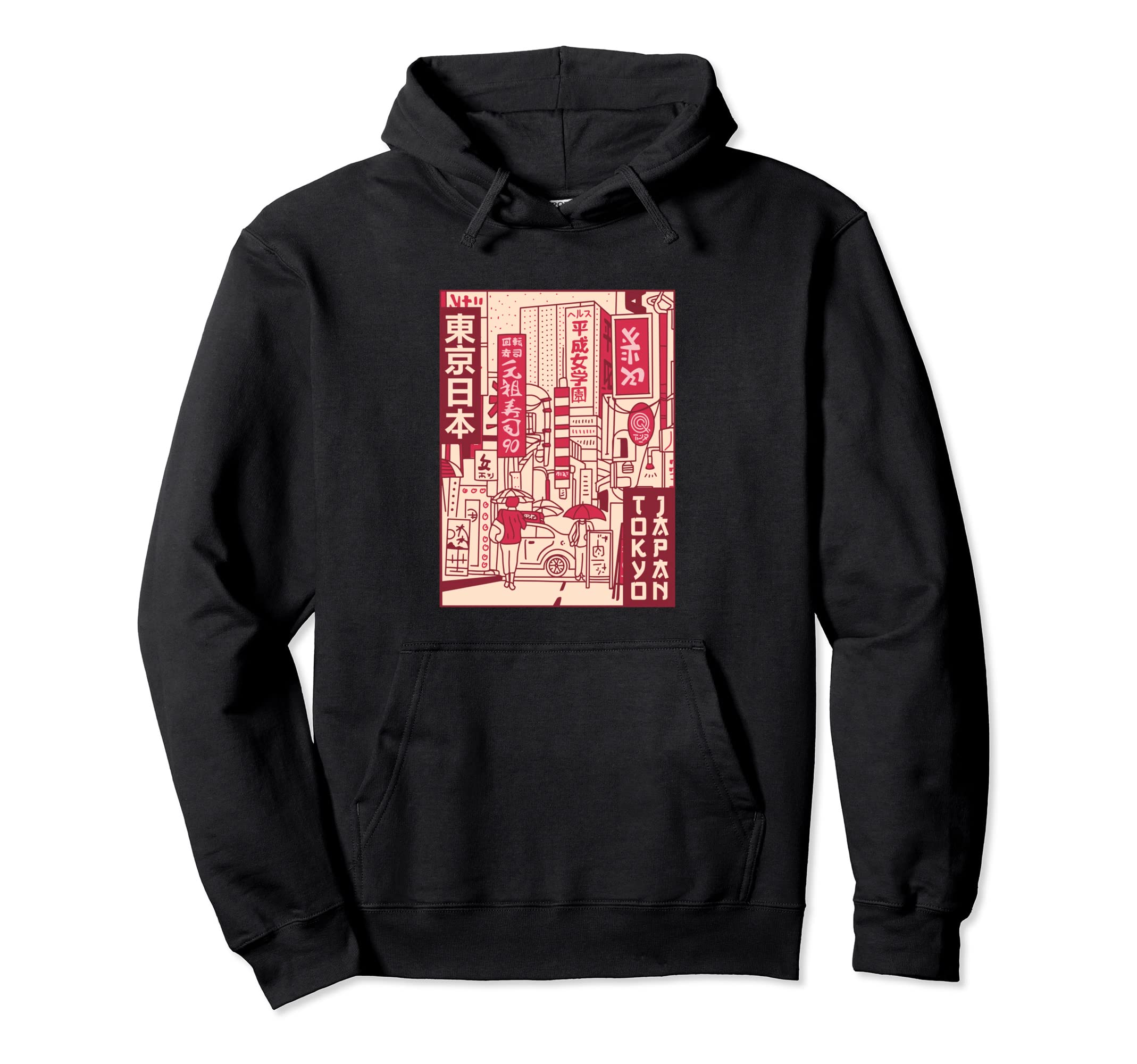 Tokyo Japan Street Lofi Japanese Hoodie - Novelty Apparel Men Women - T-Shirt, Sweatshirt, Hoodie