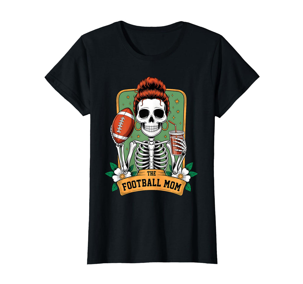 Football Mom Tarot Card Skeleton Game Day T-Shirt - Unique Graphic Unisex - T-Shirt, Sweatshirt, Hoodie