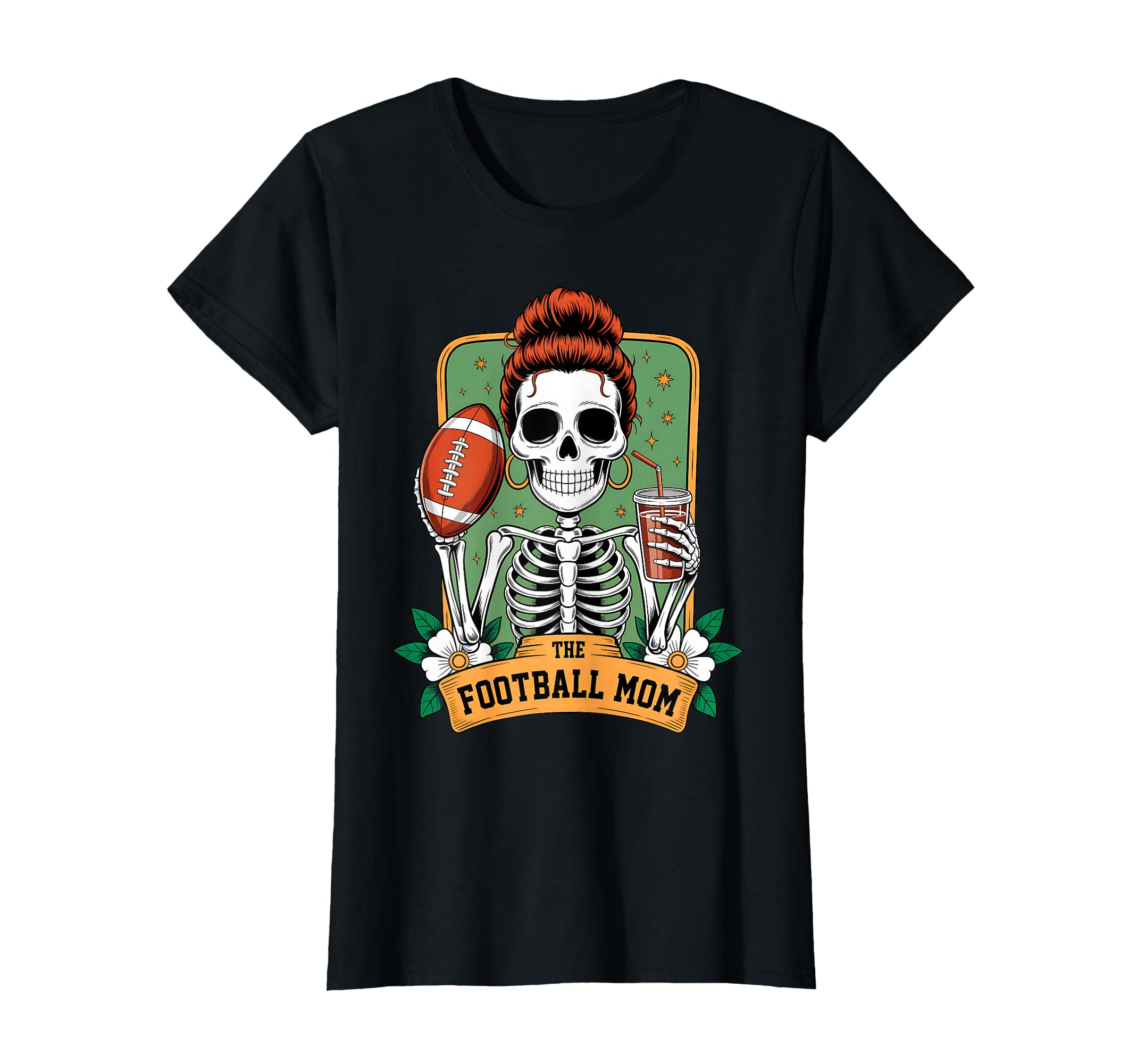 Football Mom Tarot Card Skeleton Game Day T-Shirt - Unique Graphic Unisex - T-Shirt, Sweatshirt, Hoodie