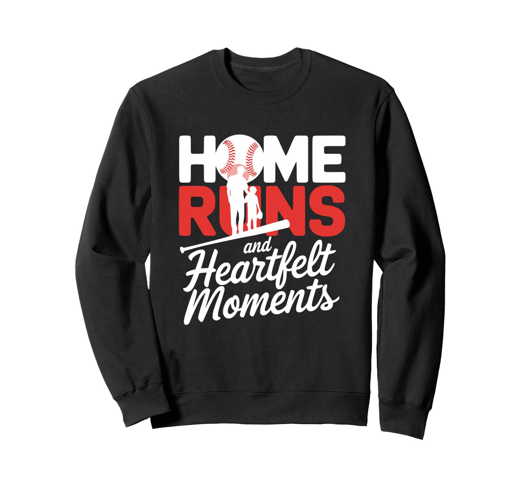 Home Runs And Heartfelt Moments Sweatshirt - Custom Art Print for Adults - T-Shirt, Sweatshirt, Hoodie