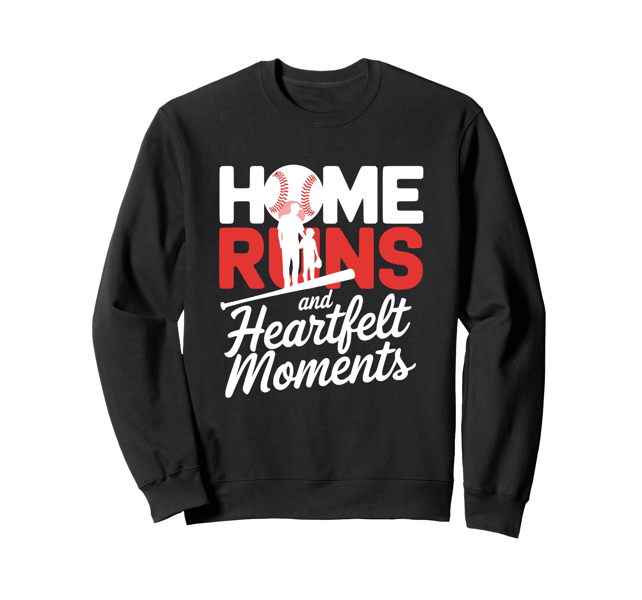 Home Runs And Heartfelt Moments Sweatshirt - Custom Art Print for Adults - T-Shirt, Sweatshirt, Hoodie