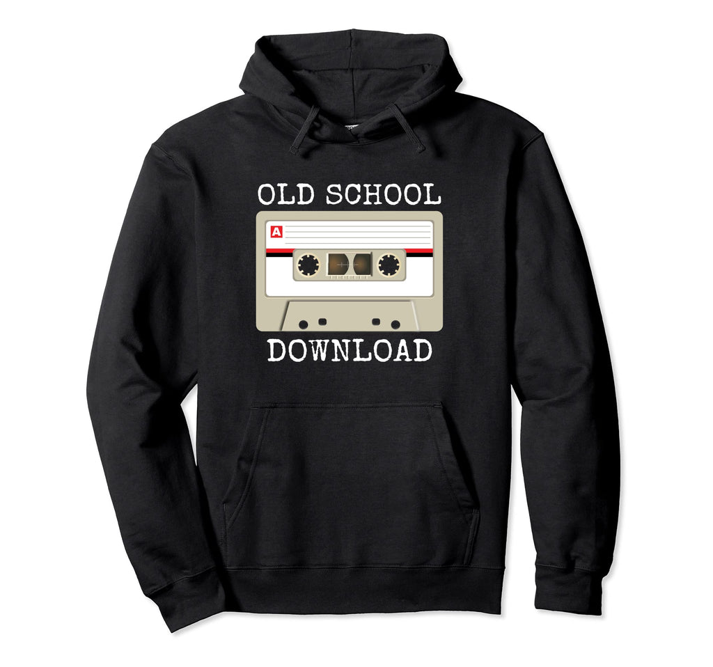 Original Old School Music Download Tape Hoodie - Minimalist Print Unisex - T-Shirt, Sweatshirt, Hoodie