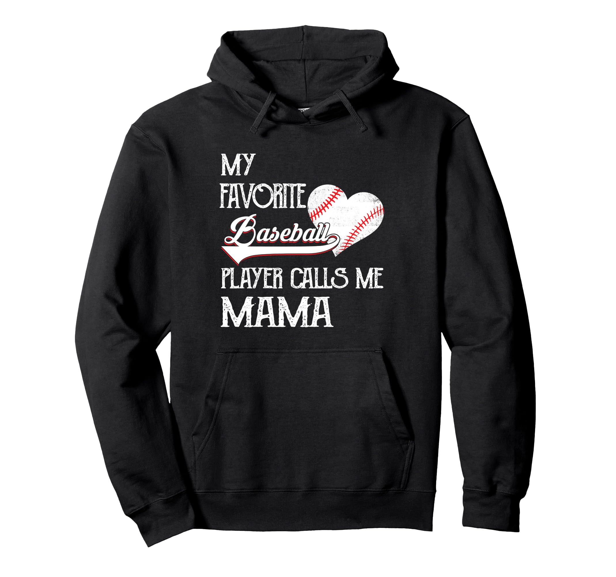 Heart Love Favorite Baseball Player Hoodie - Minimalist Print Men Women - T-Shirt, Sweatshirt, Hoodie