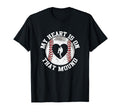 Heart Mom Grandma Funny Baseball Pitcher T-Shirt - Custom Art Print Unisex - T-Shirt, Sweatshirt, Hoodie