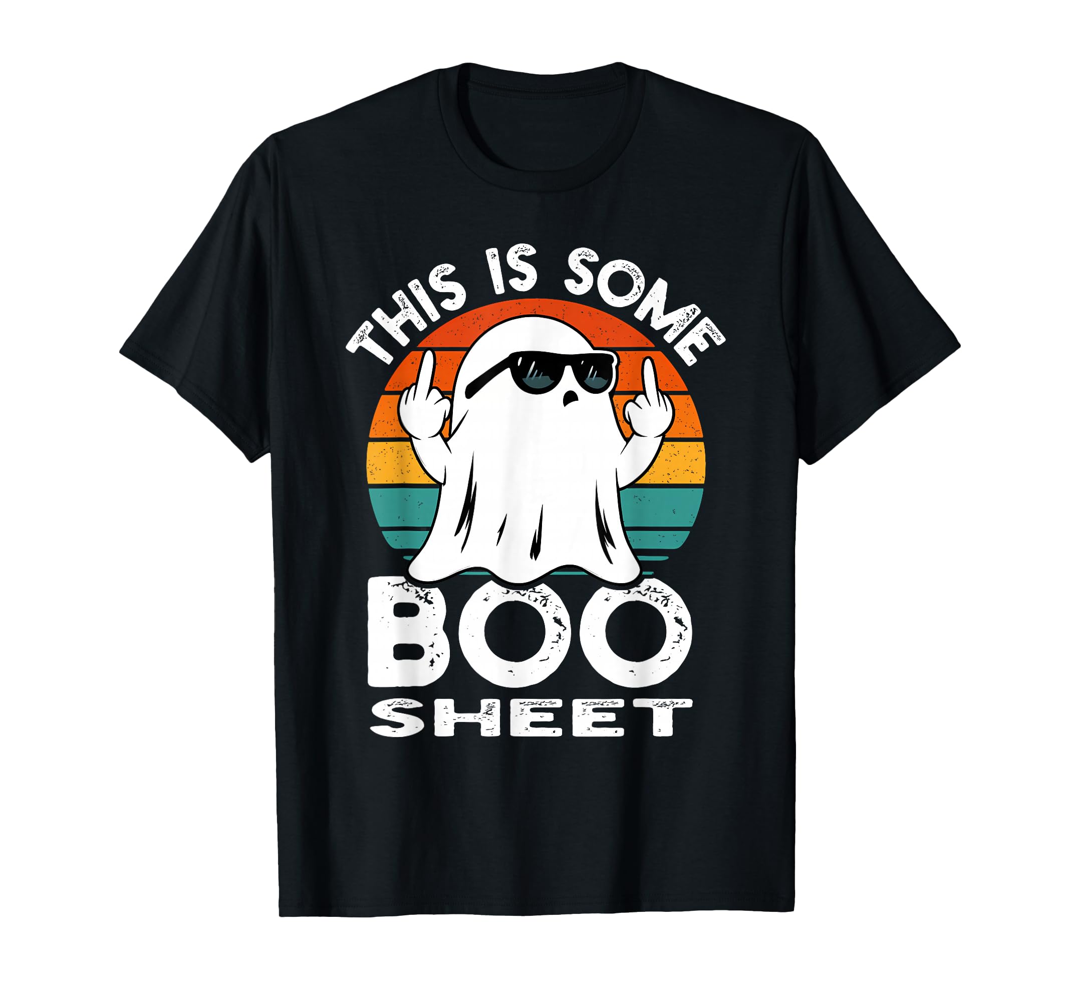 This Is Some Boo Sheet Sunset Ghost T-Shirt - Streetwear Style for Adults - T-Shirt, Sweatshirt, Hoodie