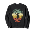 Volleyball Player Bro Distressed Sweatshirt - Trendy Graphic for Adults - T-Shirt, Sweatshirt, Hoodie