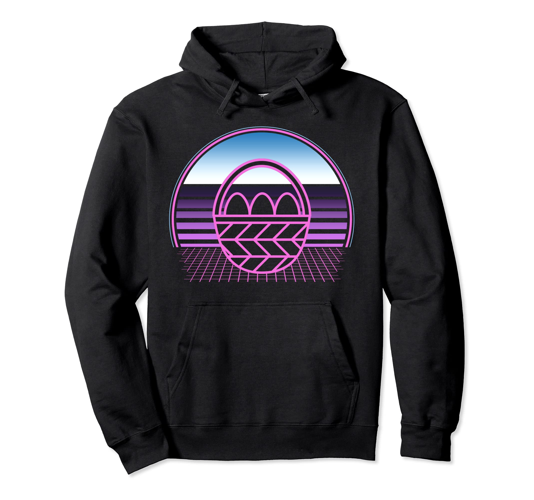 Easter 80S Vaporwave Aesthetic Hoodie - Graphic Print Men Women - T-Shirt, Sweatshirt, Hoodie