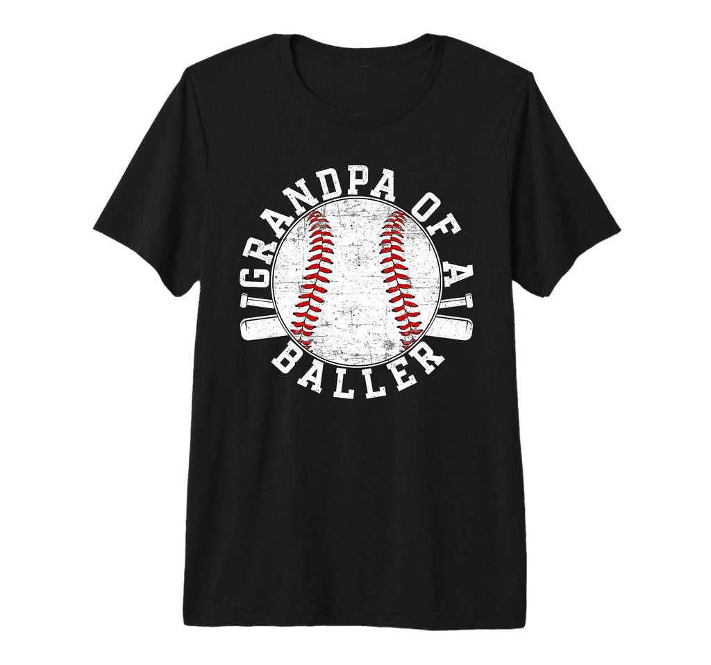 Mens Grandpa Baller Baseball T-Shirt - Casual Everyday Wear for Adults - T-Shirt, Sweatshirt, Hoodie