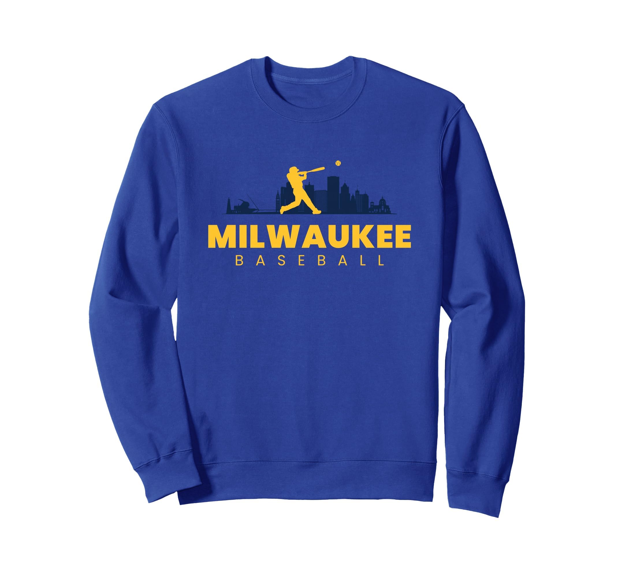 Milwaukee Baseball Minimalist Sweatshirt - Trendy Graphic Men Women - T-Shirt, Sweatshirt, Hoodie