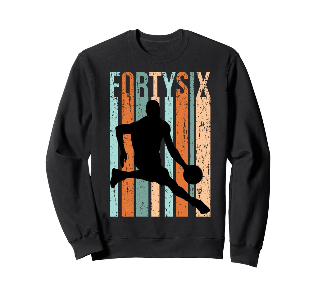 46Th Birthday Mens Basketball Sweatshirt - Trendy Graphic Men Women - T-Shirt, Sweatshirt, Hoodie
