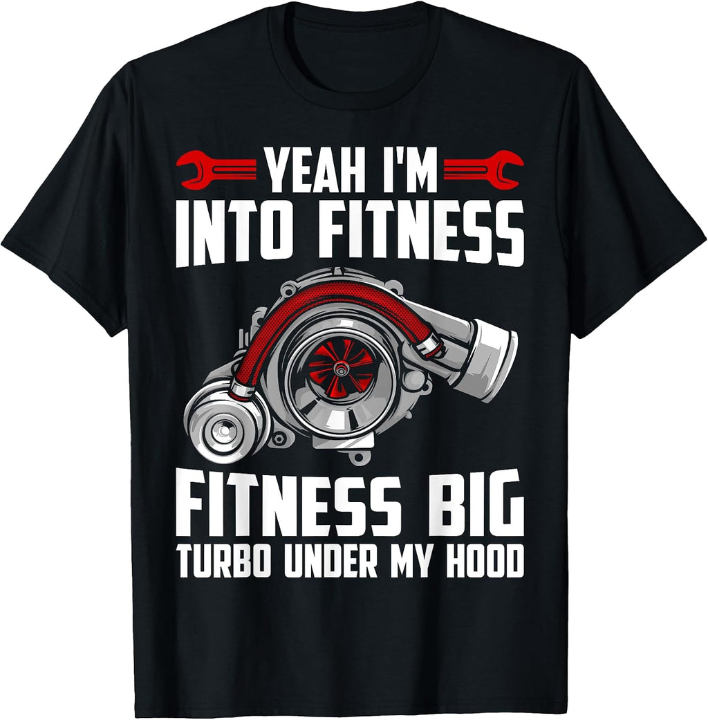 Design by A Car Guy: Turbocharger Fan - Adult & Kids T-Shirts, Sweatshirts & Hoodies apparel design preview 1