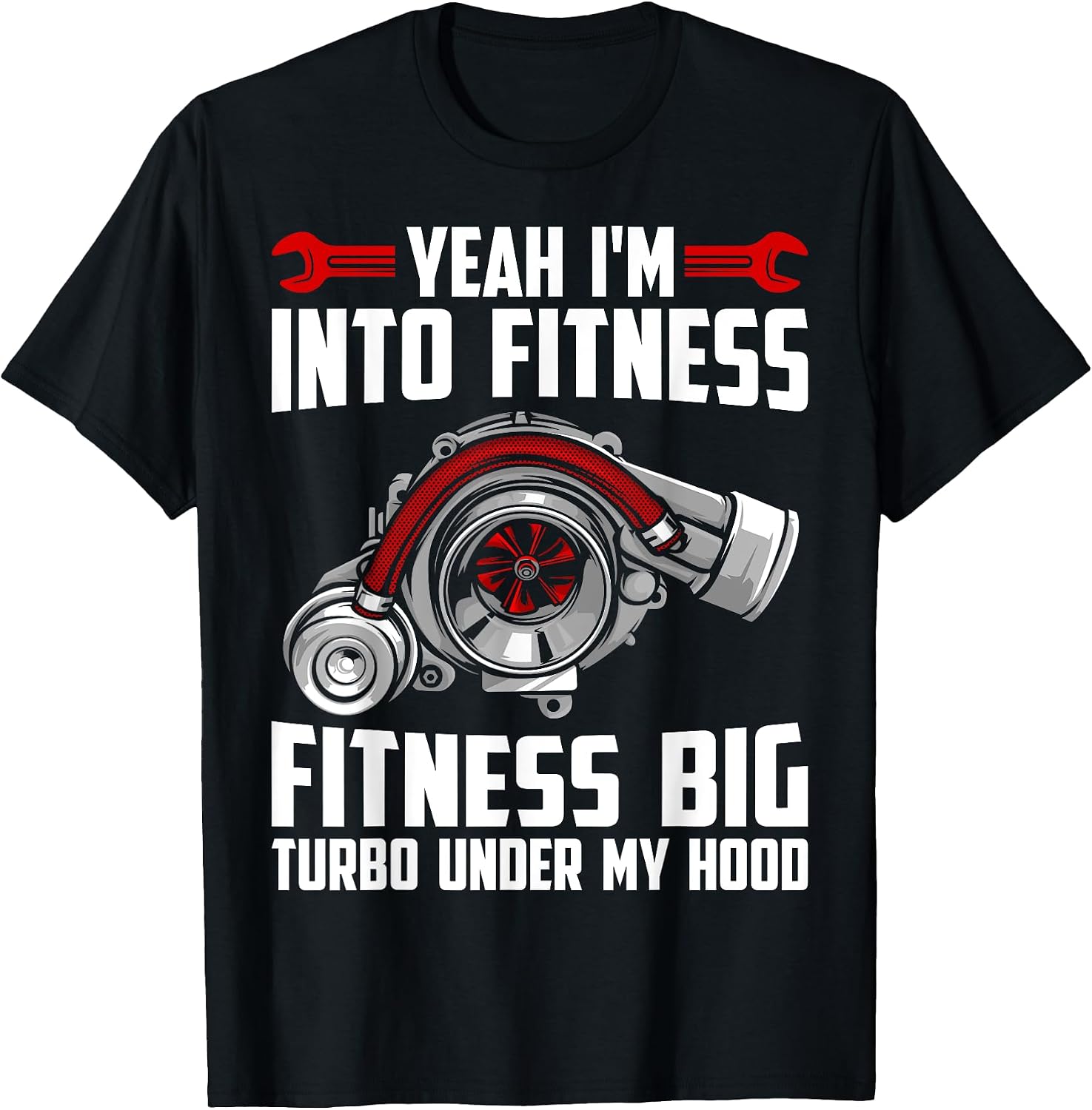 Design by A Car Guy: Turbocharger Fan - Adult & Kids T-Shirts, Sweatshirts & Hoodies apparel design preview 1