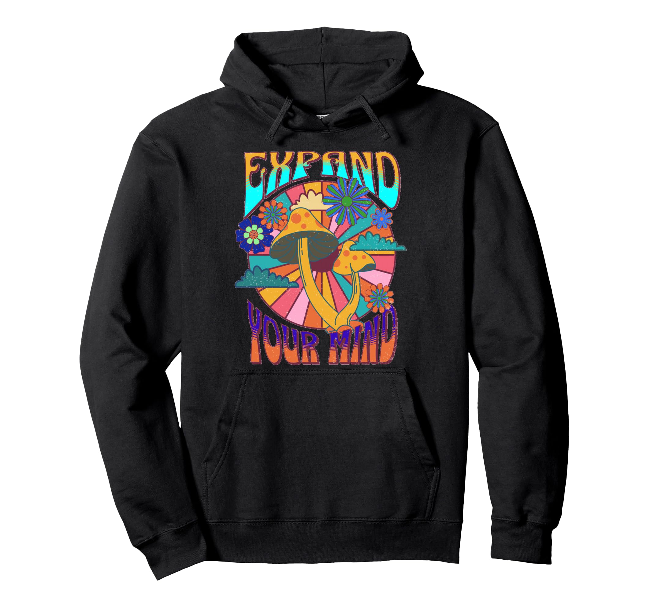 Expand Your Mind Psychedelic 60S Hoodie - Streetwear Style Men Women - T-Shirt, Sweatshirt, Hoodie