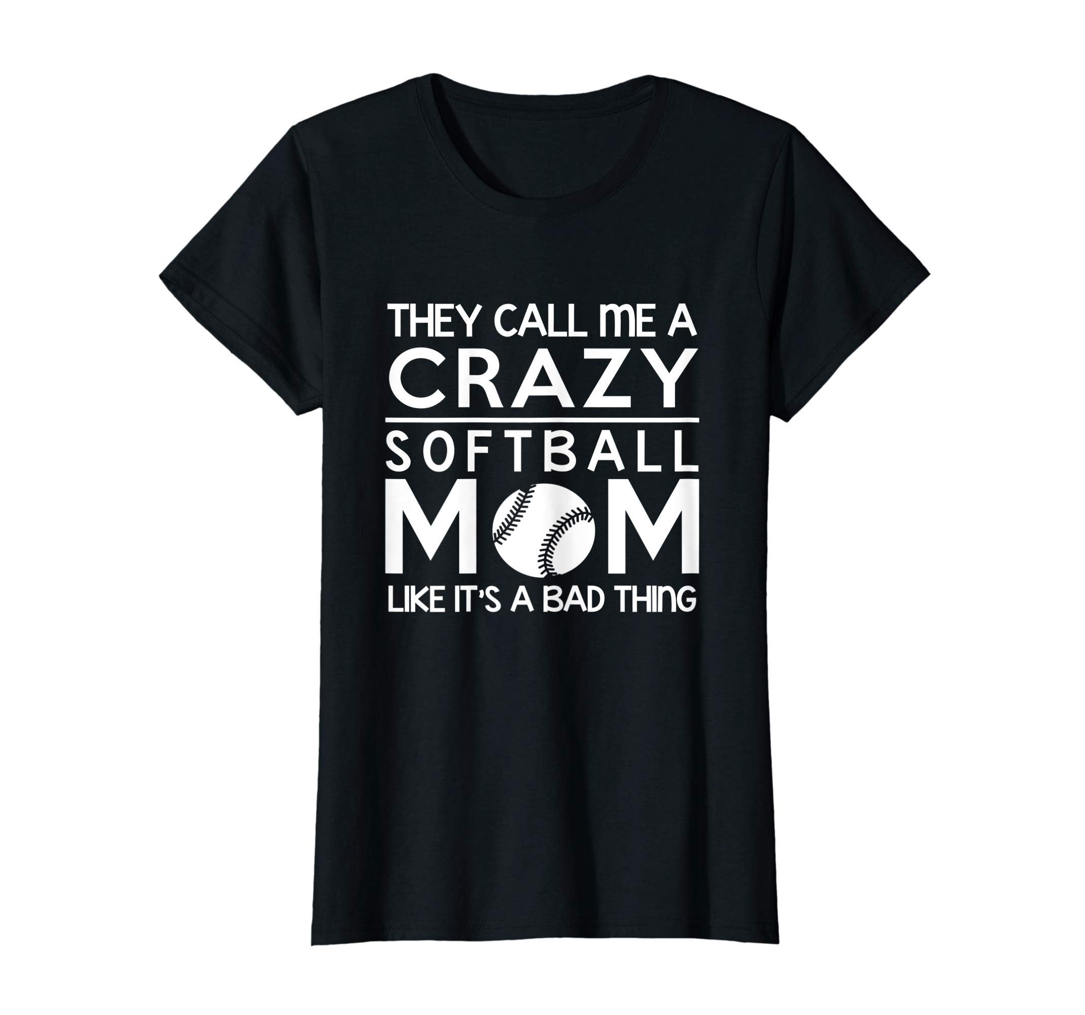 Womens Softball Gift Crazy Softball T-Shirt - Unique Graphic for Adults - T-Shirt, Sweatshirt, Hoodie