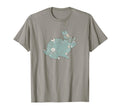 Unique Easter Distressed Rabbit T-Shirt - Custom Art Print Unisex - T-Shirt, Sweatshirt, Hoodie