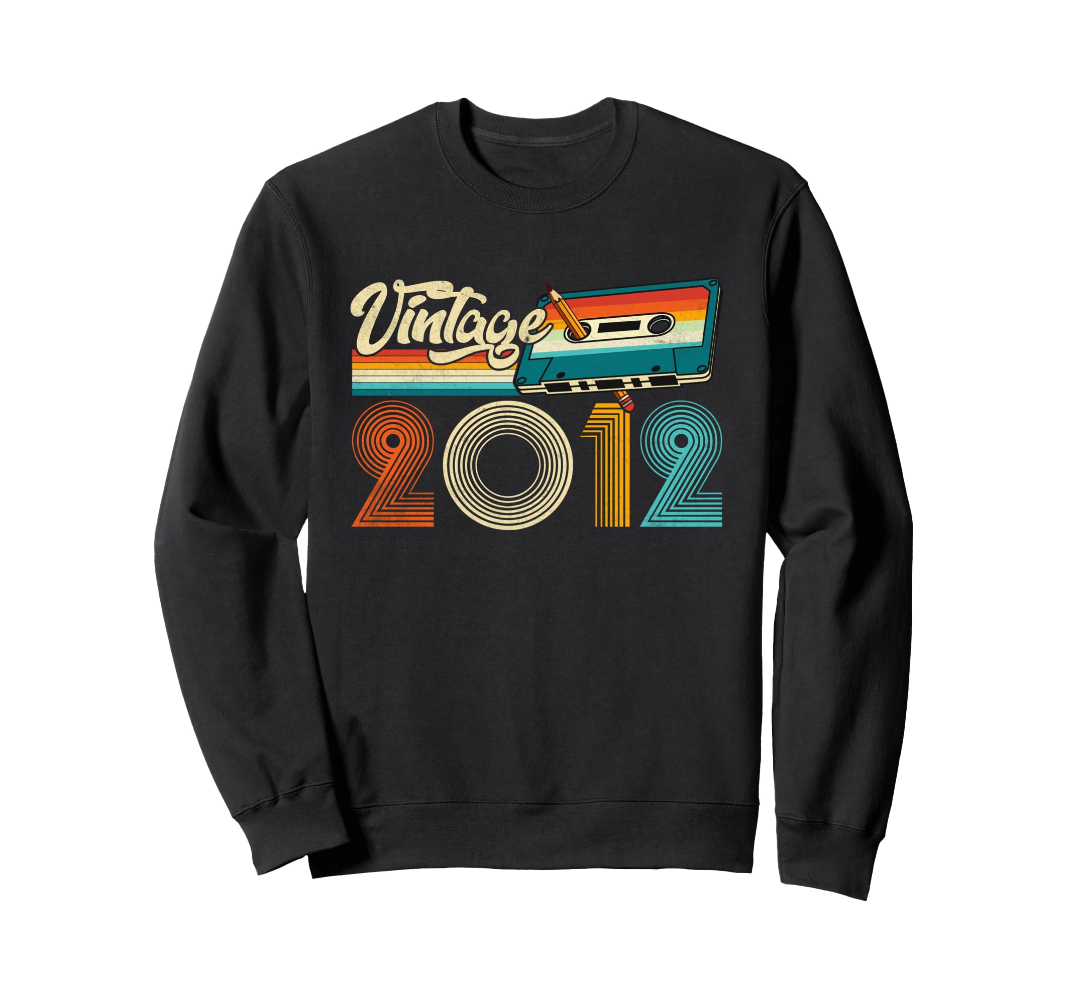 2012 Made 2012 Cassette Tape 13Th Sweatshirt - Novelty Apparel Unisex - T-Shirt, Sweatshirt, Hoodie