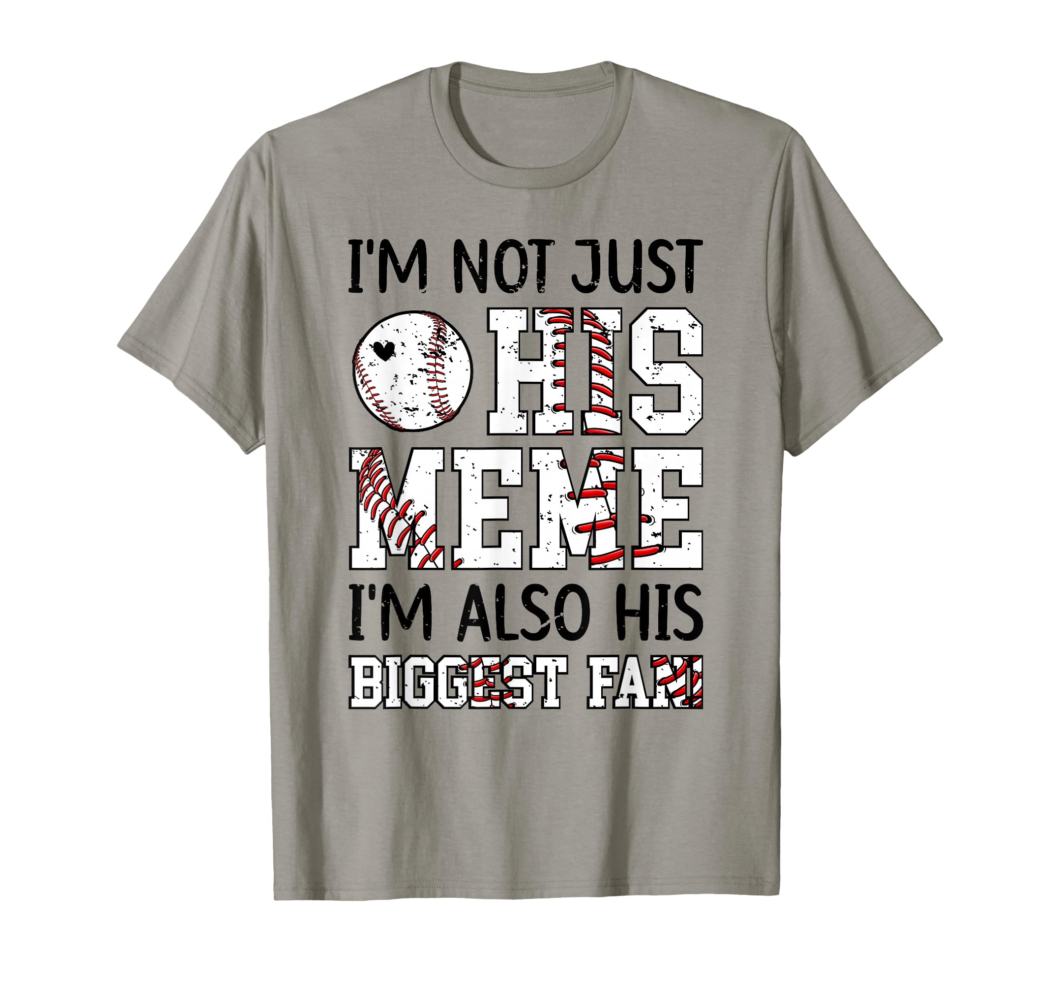His Biggest Fan Baseball Meme Baseball T-Shirt - Trendy Graphic Unisex - T-Shirt, Sweatshirt, Hoodie