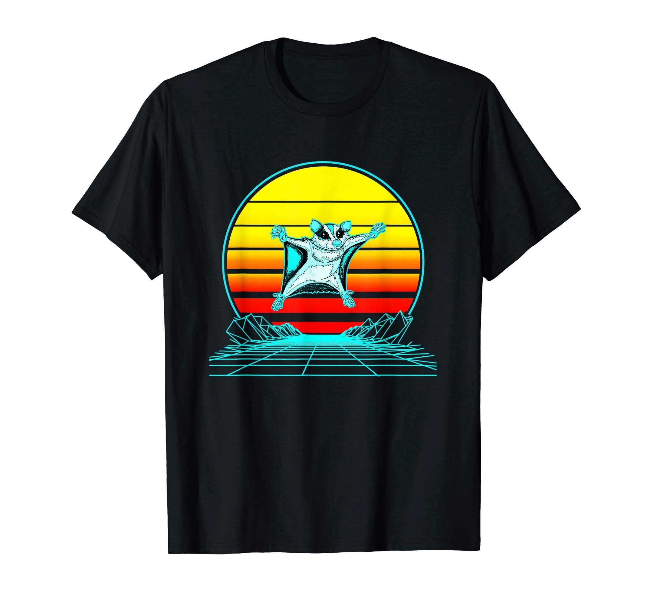 Sunset Sugar Glider T-Shirt - Novelty Apparel Unisex - T-Shirt, Sweatshirt, Hoodie