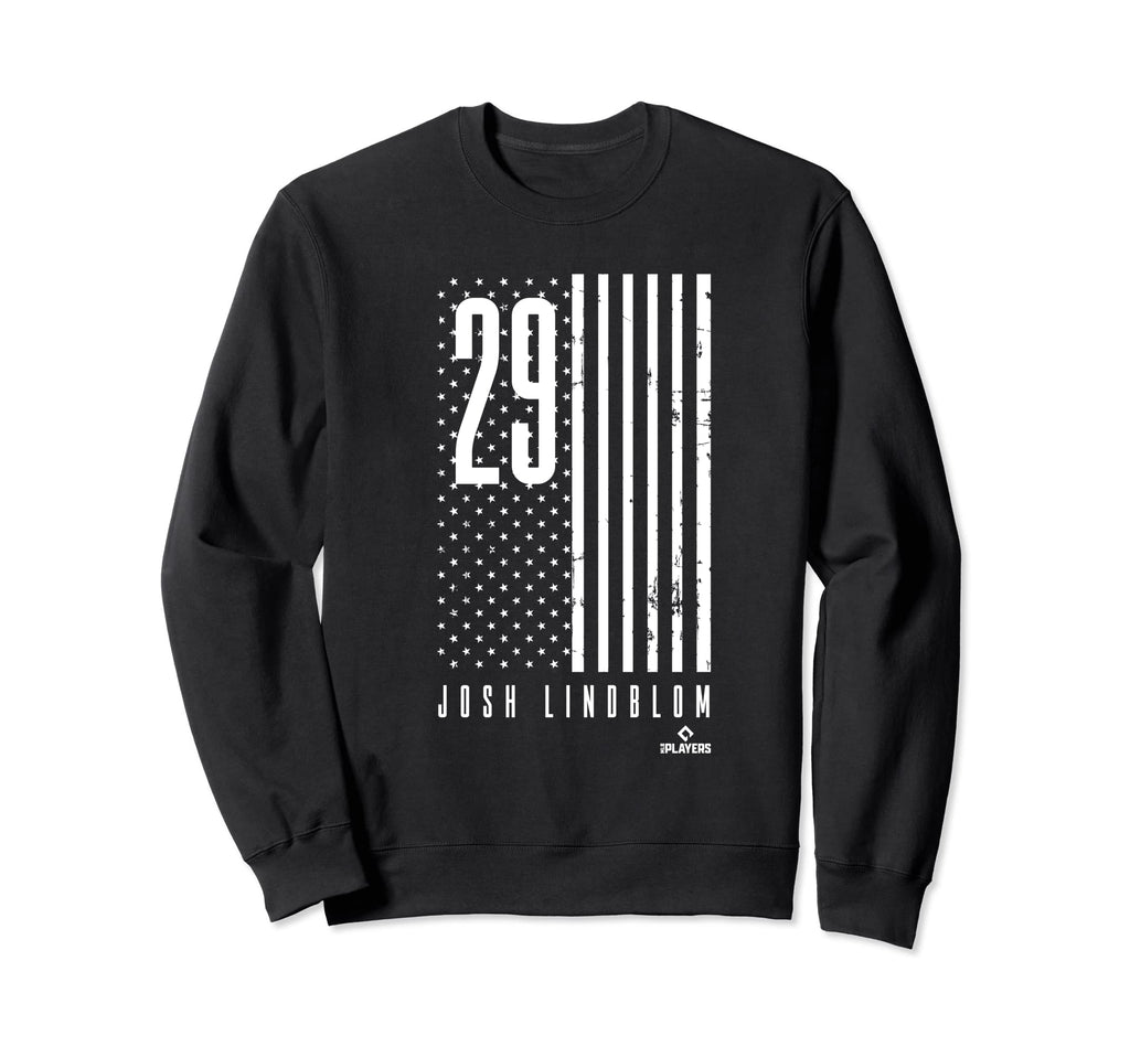 Josh Lindblom American Flag Sweatshirt - Unique Graphic Men Women - T-Shirt, Sweatshirt, Hoodie