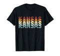 Usa 70S State Kansas T-Shirt - Streetwear Style Unisex - T-Shirt, Sweatshirt, Hoodie