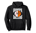 Grandpa Ballers Ball Grandfather Hoodie - Aesthetic Graphic Unisex - T-Shirt, Sweatshirt, Hoodie