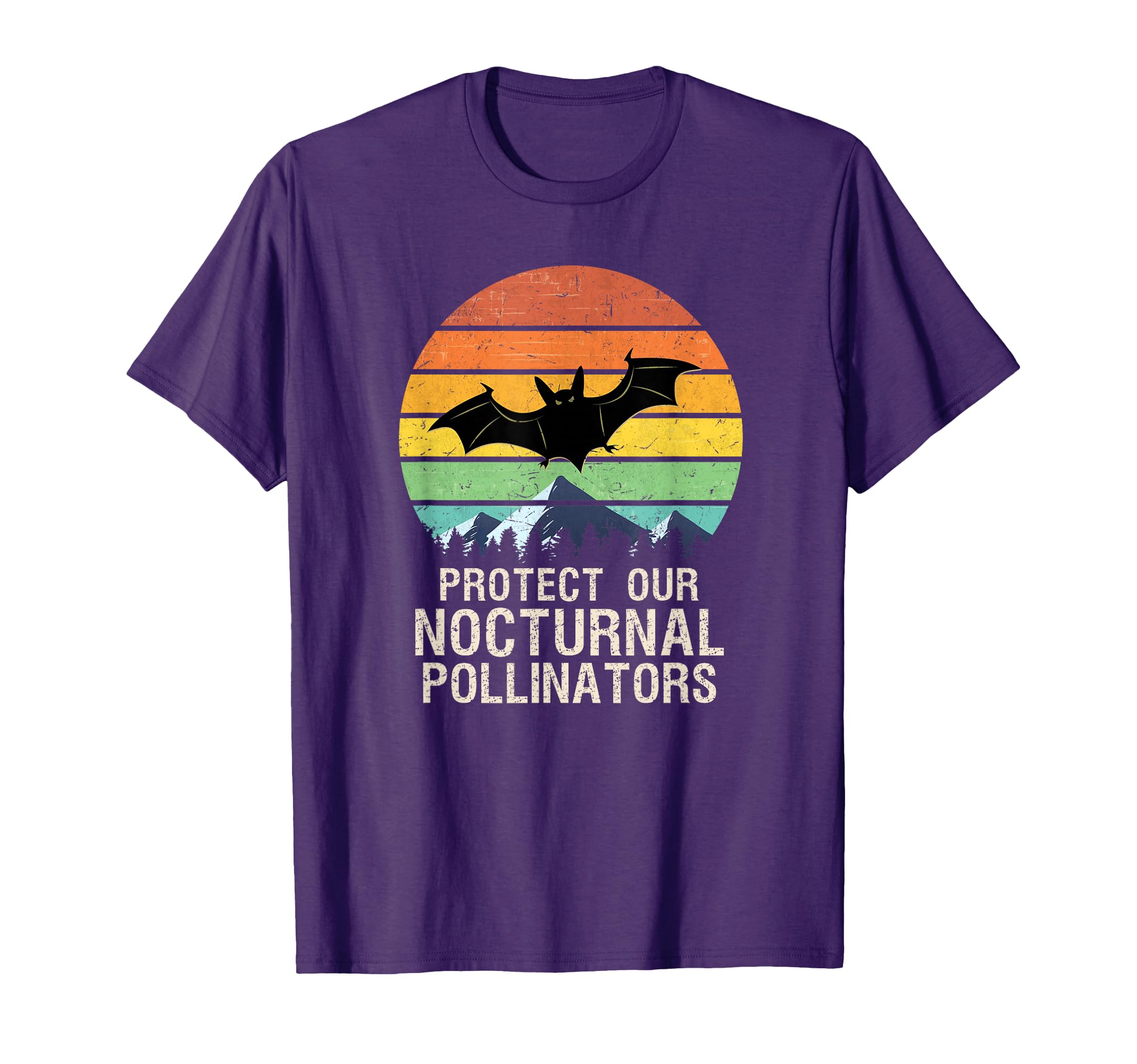 Protect Our Nocturnal Pollinators Bat T-Shirt - Trendy Graphic Unisex - T-Shirt, Sweatshirt, Hoodie