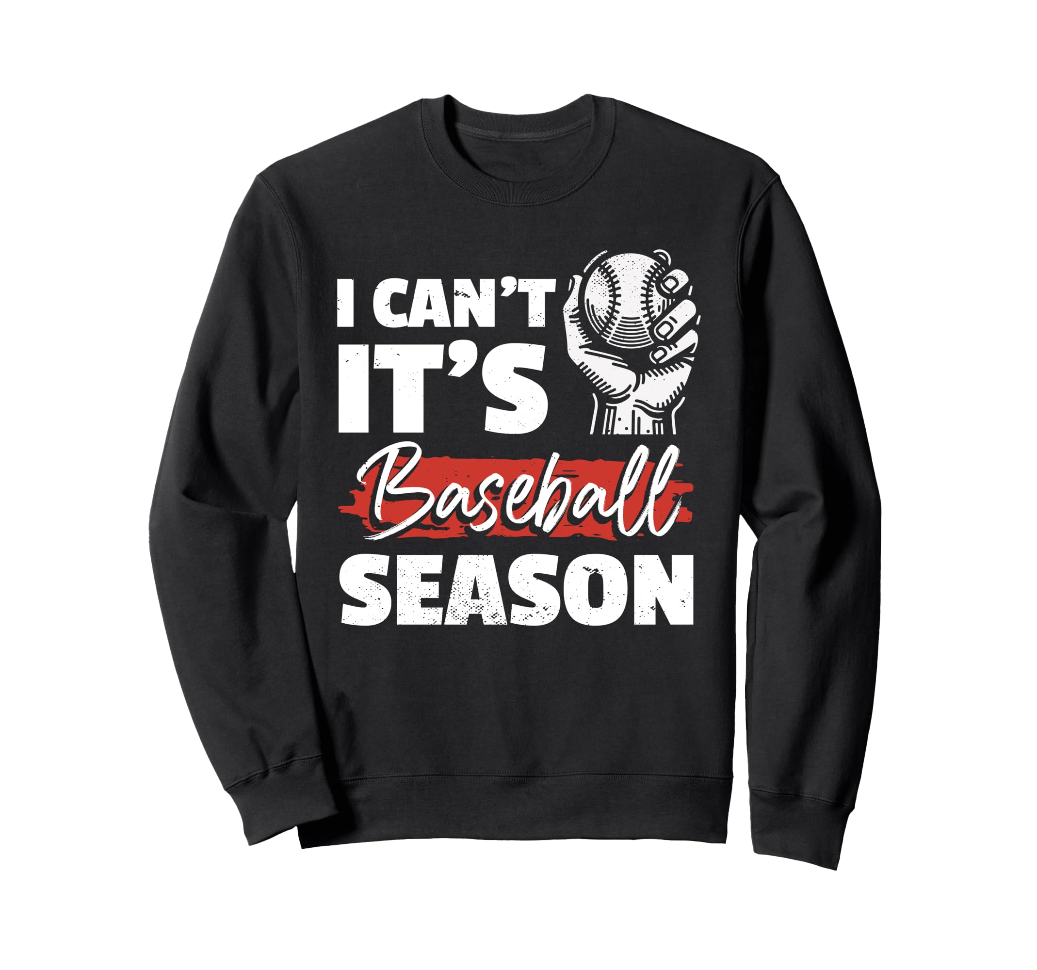 Fathers Day Baseball Dad Parent Sweatshirt - Casual Everyday Wear Unisex - T-Shirt, Sweatshirt, Hoodie