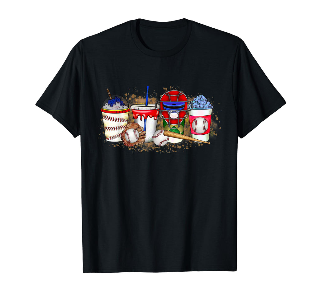 Baseball Drinks Baseball Mom Dad T-Shirt - Aesthetic Graphic Men Women - T-Shirt, Sweatshirt, Hoodie