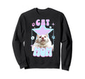 Cat Mom Y2K Harajuku Aesthetic Sweatshirt - Fun Novelty Design for Adults - T-Shirt, Sweatshirt, Hoodie