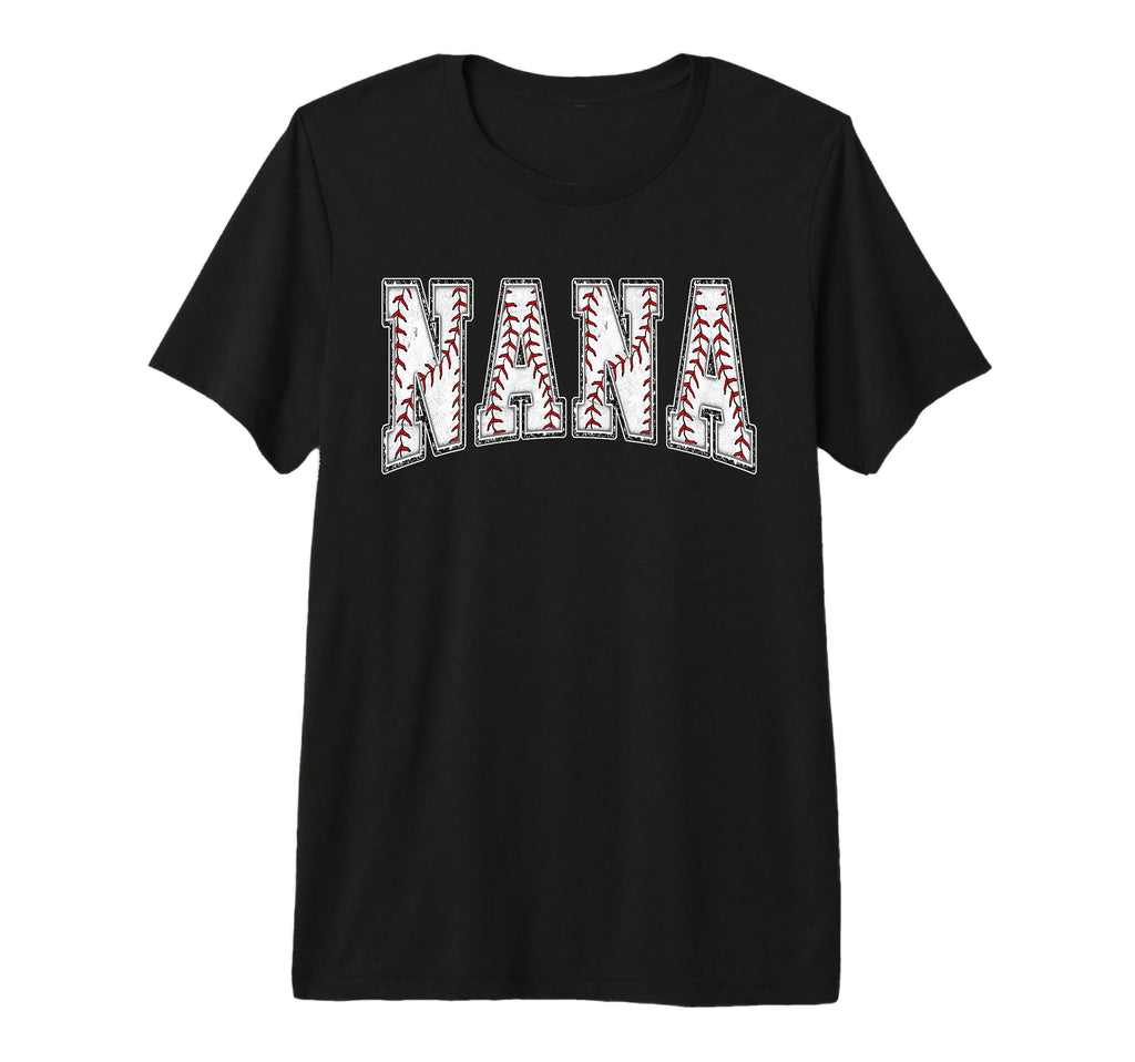 Baseball Nana Baseball Nephew Mothers Day T-Shirt - Graphic Print Unisex - T-Shirt, Sweatshirt, Hoodie